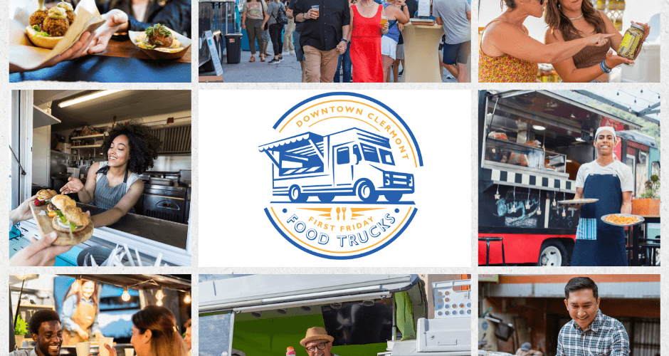 First Friday food trucks in downtown Clermont
